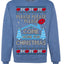 Please Please Please Come Home for Xmas Viral Pop Song Ugly Christmas Sweater Crewneck Sweatshirt