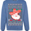 Feliz Navidad Puro Pinche Pari Funny Spanish Song Ugly Christmas Sweater Crewneck Sweatshirt
