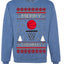 Merry Swishmas Basketball Sports Ugly Christmas Sweater Crewneck Sweatshirt