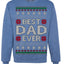 Best Dad Ever Classic Winter Holidays Ugly Christmas Sweater Crewneck Sweatshirt
