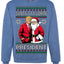 Santa's Favorite President Red Suit Trump Ugly Christmas Sweater Crewneck Sweatshirt
