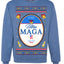 Ultra MAGA Superior Agenda Trump 2024 Funny Beer Logo Ugly Christmas Sweater Crewneck Sweatshirt