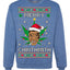 Merry Chrithmith Weed Pot Leaf Join Stoner Ugly Christmas Sweater Unisex Crewneck Sweatshirt