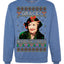Aunt Grace? She Died 30 Years Ago, Blessing Ugly Christmas Sweater Unisex Crewneck Sweatshirt