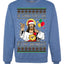 Gonna Party Like It's My Birthday Jesus Ugly Christmas Sweater Unisex Crewneck Sweatshirt