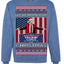 I'll Be Home for Christmas USA Trump 2024, MAGA Make America Great Again Santa Speech Ugly Christmas Sweater Sweaters Crewneck Sweatshirts