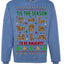 Tis' The Season To Be Naughty Unisex Ugly Crewneck Sweatshirt Crewneck Sweatshirt