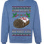 She Loves my Yule Log, Unisex Ugly Christmas Sweater Crewneck Sweatshirts