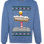 North Pole, Unisex Ugly Christmas Sweater Crewneck Sweatshirts