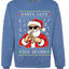 Santa Says 6 7 Numbers Meme, Unisex Ugly Christmas Sweater, Crewneck Sweatshirts