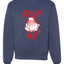 Santa Jolly AF Merry Christmas Unisex Crewneck Graphic Sweatshirt