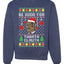 Be Good for Thanta Clauth Merry Ugly Christmas Sweater Unisex Crewneck Graphic Sweatshirt