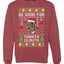 Be Good for Thanta Clauth Merry Ugly Christmas Sweater Unisex Crewneck Graphic Sweatshirt