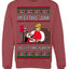 I'm Eating Junk and Watching Rubbish 90s Movie Ice Cream Ugly Christmas Sweater Crewneck Sweatshirt