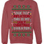 Due to Inflation This is My Ugly Christmas Sweater | Funny Crewneck Sweatshirt