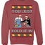 You Just Fold It In Funny Enchilada Moira David TV Sitcom Ugly Christmas Sweater Crewneck Sweatshirt