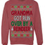 Grandma Got Ran Over by a Reindeer | Classic Xmas Song Holiday Movie Quote Ugly Christmas Sweater Crewneck Sweatshirt