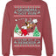 Grandma Got Run Over by a Reindeer Funny Song Movie Ugly Christmas Sweater Crewneck Sweatshirt