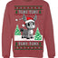 Tuki Tuki Tuki Funny Spanish Music Lyrics Ugly Christmas Sweater Crewneck Sweatshirt