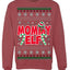 Mommy Elf Cute Holiday Winter Ugly Christmas Sweater Crewneck Sweatshirt