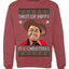 Shut Up Hippy It's Christmas Ugly Christmas Sweater Unisex Crewneck Sweatshirt