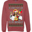 Gonna Party Like It's My Birthday Jesus Ugly Christmas Sweater Unisex Crewneck Sweatshirt