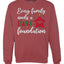 Every Family Needs a Stable Foundation Christmas Unisex Crewneck Sweatshirt