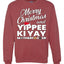 Merry Christmas and Yippee Ki Yay MOFO Christmas Unisex Crewneck Sweatshirt