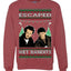 Escaped Bandits Classic Home Holiday Movie Ugly Christmas Sweater Unisex Crewneck Sweatshirt