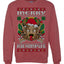 Merry Krampus Santa Folklore Figure Horror Ugly Christmas Sweater Unisex Crewneck Sweatshirt