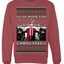 I'll Be Home for Christmas | Funny Santa Clause President Donald Trump White House Holiday Xmas Sweaters, MAGA Ugly Christmas Sweater Crewneck Sweatshirt