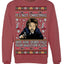 It's Not Christmas Until Hans Gruber Falls From Nakatomi Ugly Christmas Sweater Crewneck Sweatshirt