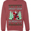 Should I Sleigh Or Should I Go, 80s Rock n' Roll Song, Electric Guitar, Ugly Christmas Unisex Sweater, Crewneck Sweatshirts