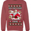 Milk And Cookie Time, Unisex Ugly Christmas Sweater, Crewneck Sweatshirts