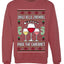 Jingle Bells, Zinfandel Pass The Cabernet Wine Drinker, Unisex Ugly Christmas Sweater, Crewneck Sweatshirts
