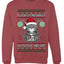 Look At Me Being All Festive And Shit, Unisex Ugly Christmas Sweater, Crewneck Sweatshirts