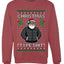 Santa Christmas Type Shit, Unisex Ugly Christmas Sweater Crewneck Sweatshirts
