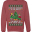 From The Windows To The Walls I'm About To Deck These Halls, Unisex Ugly Christmas Sweater Crewneck Sweatshirts