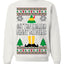 Cotton Headed Muggins Christmas Movie Quote  Ugly Christmas Sweater Unisex Crewneck Sweatshirt