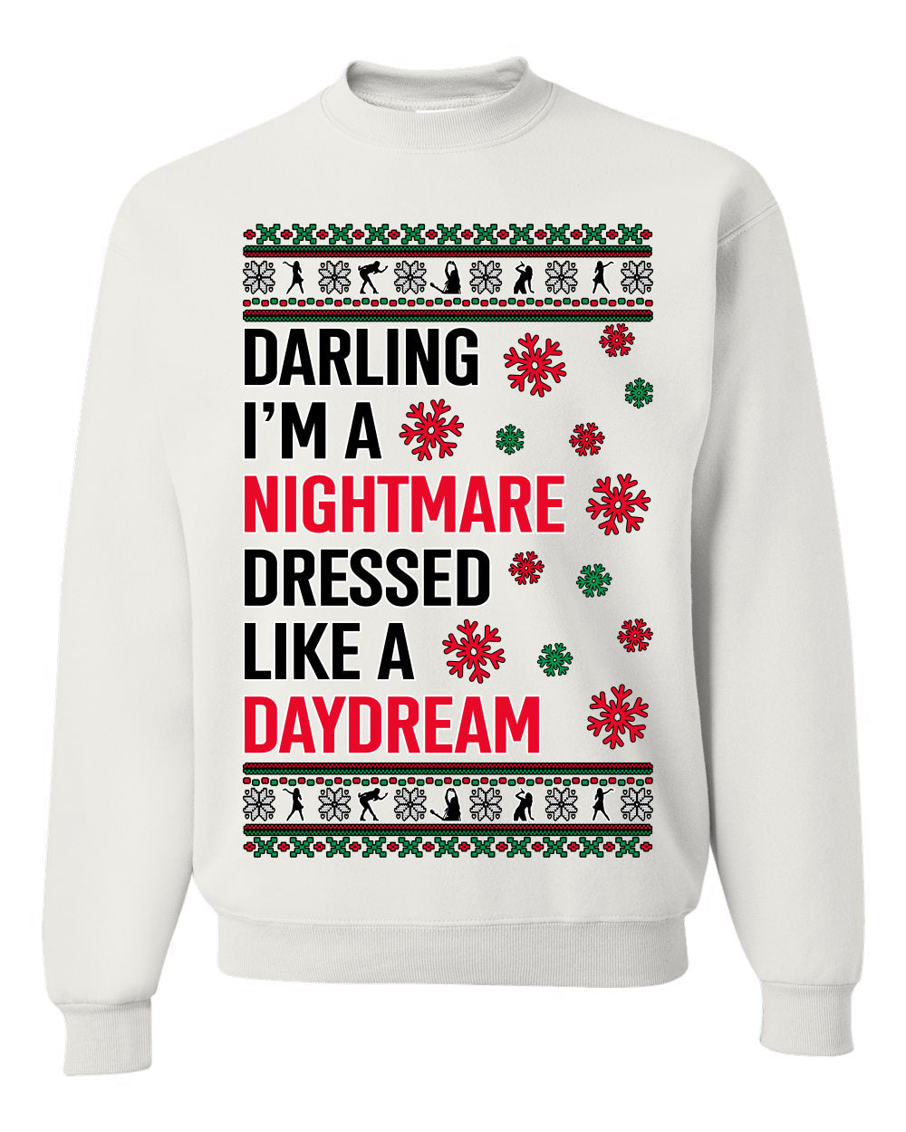 In My Era Movie Christmas Outfit Ugly Christmas Sweater Unisex Crewneck Sweatshirt