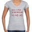 Die Hard Now I Have a Machine Gun Ho ho ho Christmas Women’s Standard V-Neck Tee