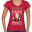 Trump This is the Greatest Ugly Christmas Sweater Women’s Standard V-Neck Tee