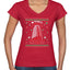Nakatomi Plaza Christmas Party 1988 Ugly Christmas Sweater Women’s Standard V-Neck Tee