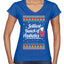 Jolliest Bunch of Assholes Xmas Movie Ugly Christmas Sweater Women’s Standard V-Neck Tee