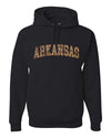 Arkansas  Camo Fill Orange Outline Sweater, Unisex Hoodie Sweatshirt