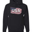 USA Winter Team Sports Fan Collection | USA Flowing Flag Sweater, Unisex Hoodie Sweatshirt