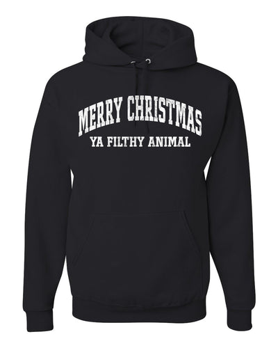 Vintage Movie Quote Merry Christmas Filthy Animal Christmas Unisex Hoodie Sweatshirt