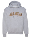 Arkansas  Camo Fill Orange Outline Sweater, Unisex Hoodie Sweatshirt
