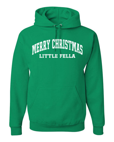 Vintage Movie Quote Merry Christmas Little Fella Christmas Unisex Hoodie Sweatshirt