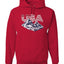 USA Winter Team Sports Fan Collection | USA Flag Mountainscape Sweater, Unisex Hoodie Sweatshirt